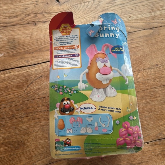 Playskool Mr. Potato Head Spring Bunny Toy - Pink and Brown - Picture 5 of 6